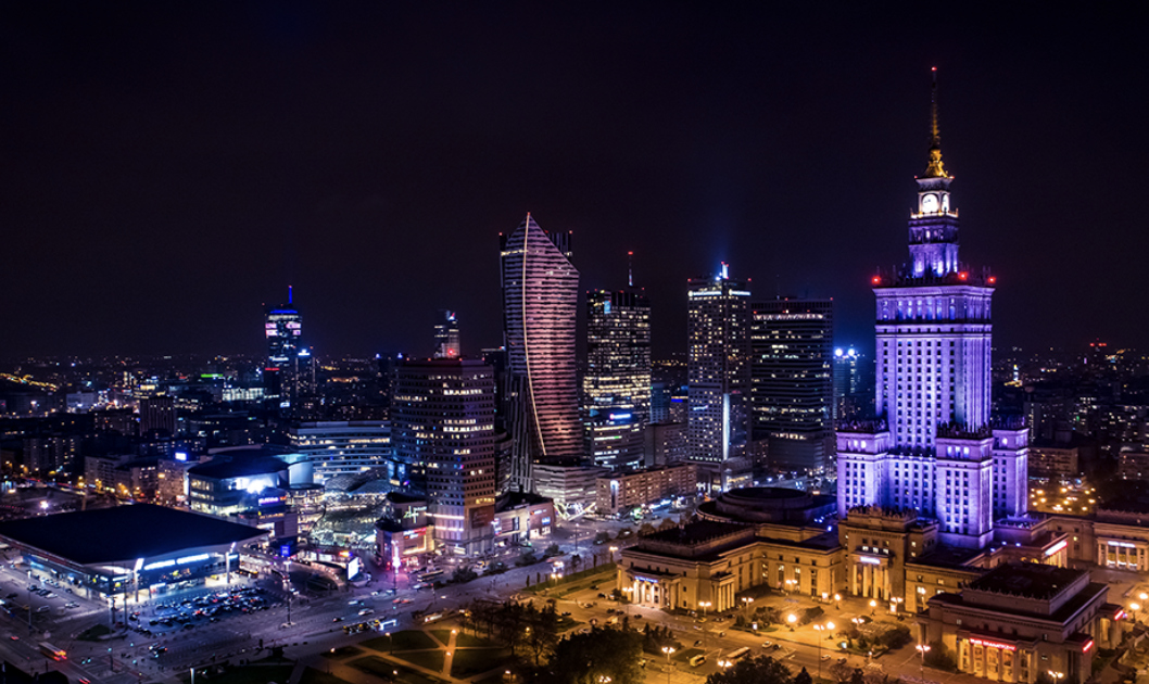 Warszawa nocą, Warsaw